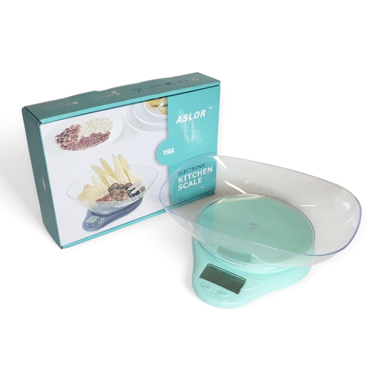 Ваги кухонні Aslor з чашею 5 кг 1 г (116А) - фото 2 Ваги кухонні Aslor з чашею 5 кг 1 г (116А) - фото 2