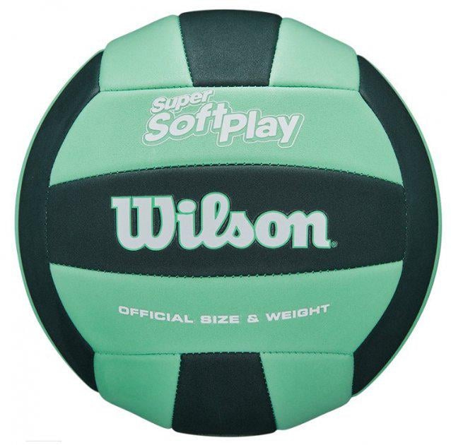 М'яч волейбольний Wilson WV4006003XBOF Super soft play Green/Forest green