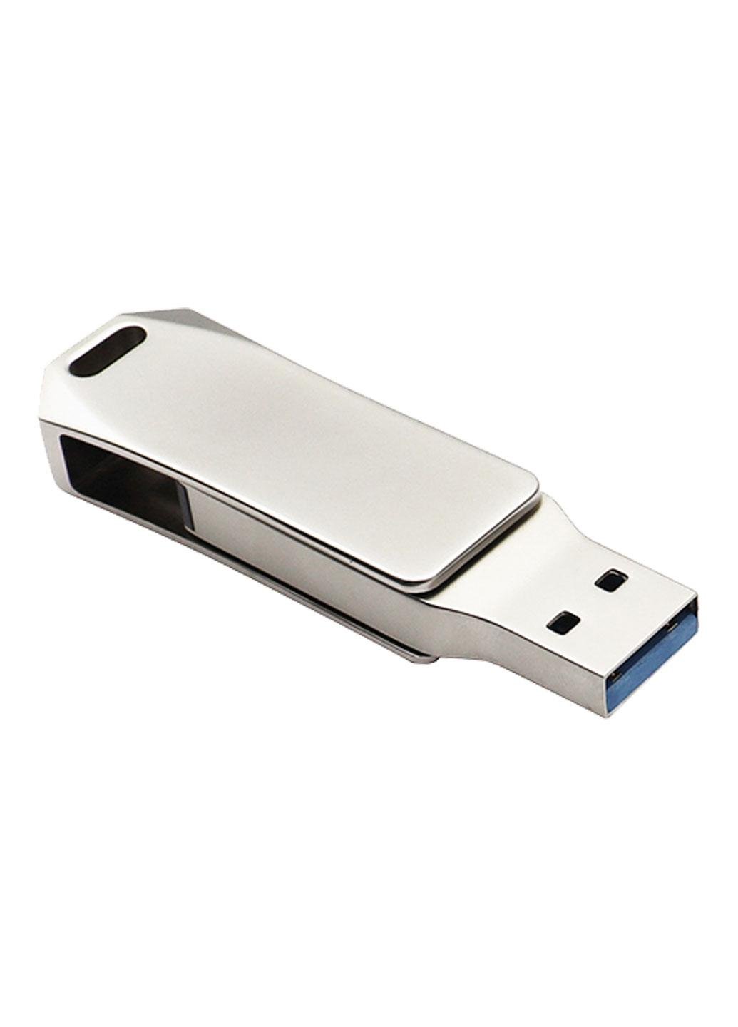 Флеш-память USB USKYSZ USK-OTG-122 128GB USB3.0 и Type-C Silver - фото 3 Флеш-память USB USKYSZ USK-OTG-122 128GB USB3.0 и Type-C Silver - фото 3