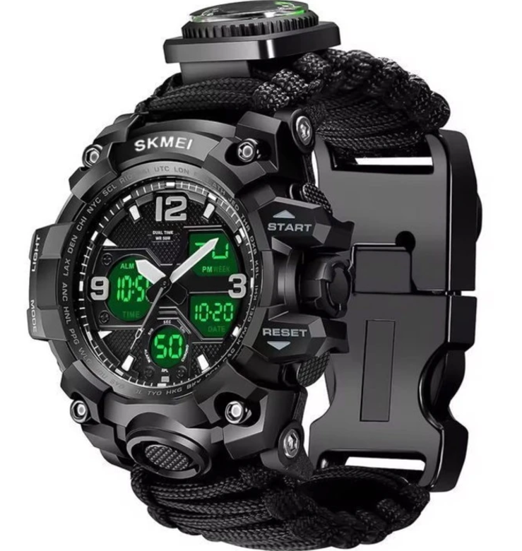 Часы армейские Skmei 1155B Hamlet Paracord (1155-55)
