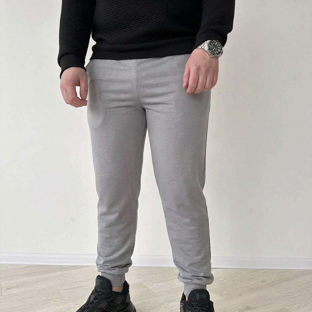 Штани з кишенями 2-х нитка меланж L (32143763)