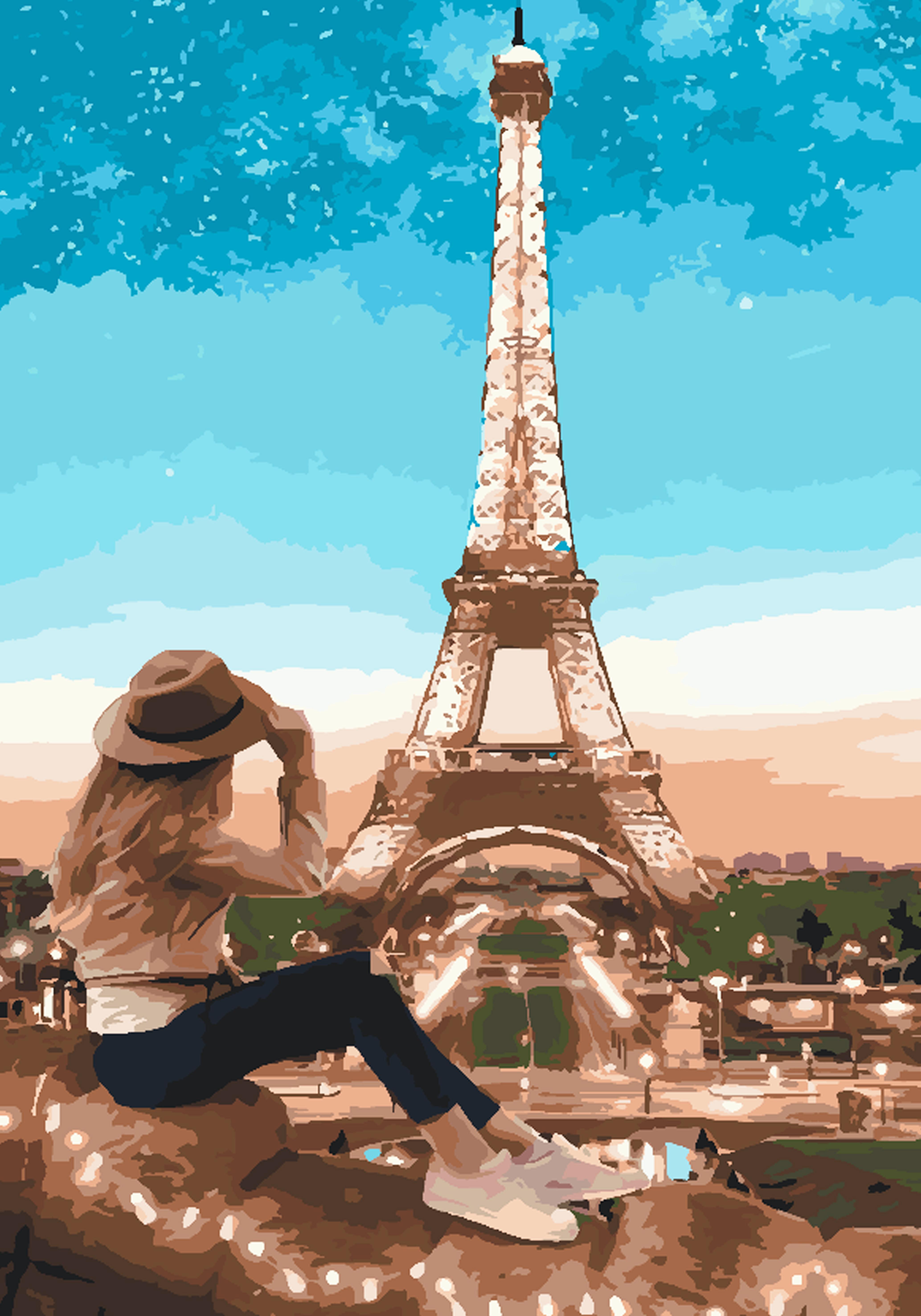 Картина по номерам Идейка Путешественница 35x50 см (KH2693)