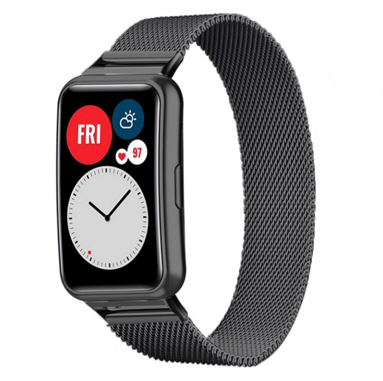 Ремешок миланский магнитный Primolux для фитнес браслета Huawei Watch Fit 2 Black (1816856202)