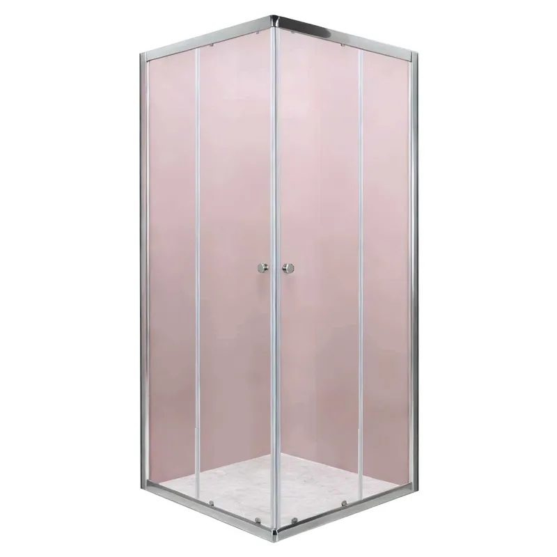 Душевая кабина без поддона MIXXUS CUBIC SC01-90x90x185-TR прозрачное стекло 4 мм Chrome (MI8366)