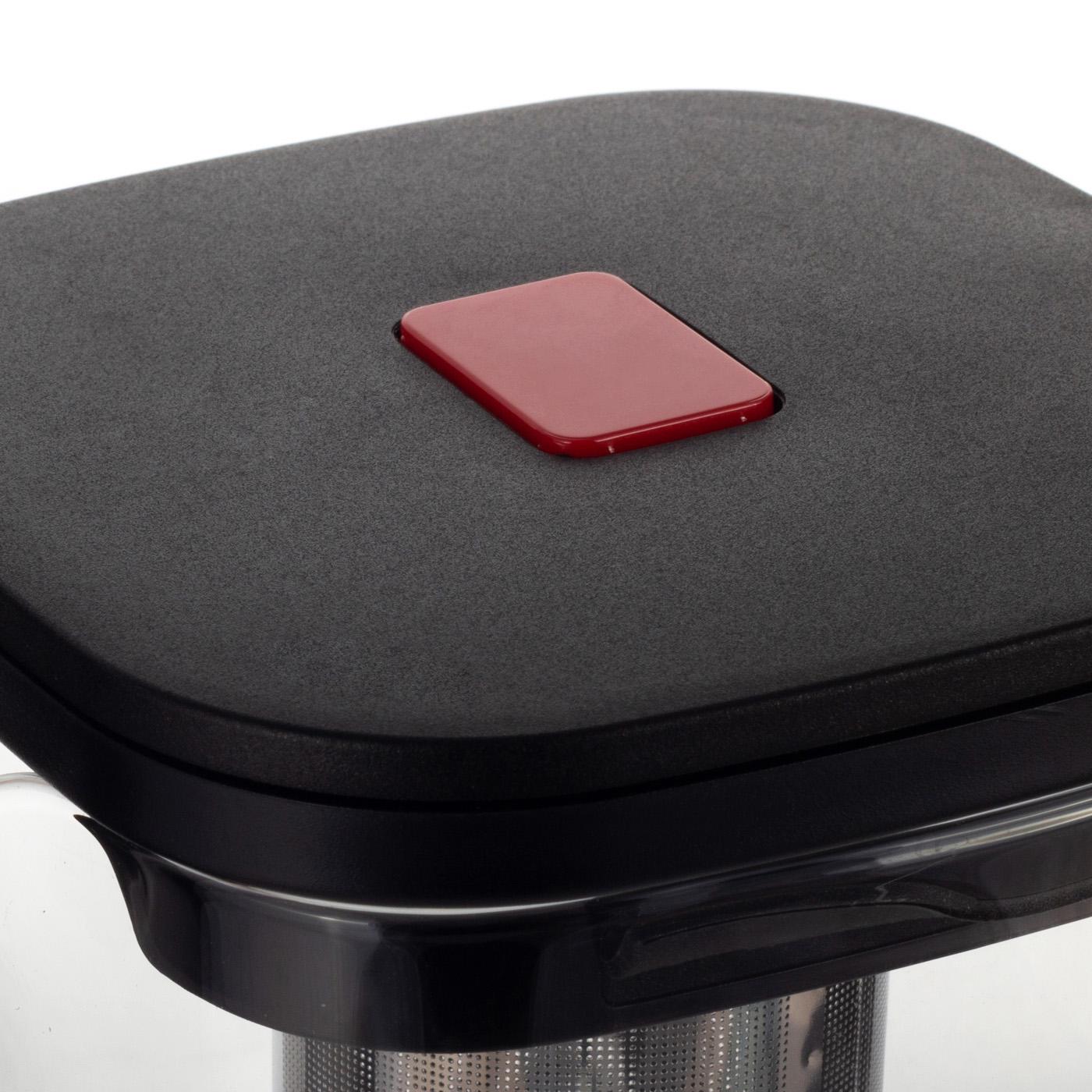 Заварник Kamille скло/нержавіюча сталь із знімним ситечком 1000 мл (0778М) - фото 5 Заварник Kamille скло/нержавіюча сталь із знімним ситечком 1000 мл (0778М) - фото 5