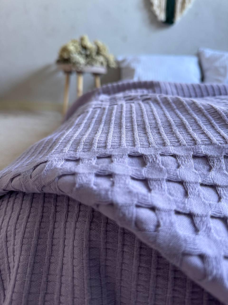 Покрывало вафельное ZEINTEX Марокко 200х230 см Лиловый (24668255) - фото 5 Покрывало вафельное ZEINTEX Марокко 200х230 см Лиловый (24668255) - фото 5