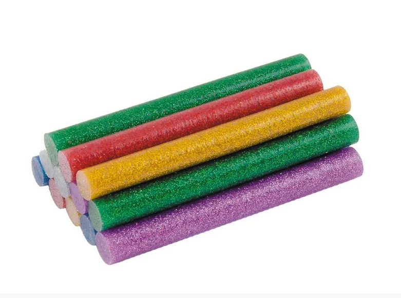 Стрижні клейові Mastertool 11,2 х100 мм 12 шт. Різнокольоровий перламутровий (42-0156)