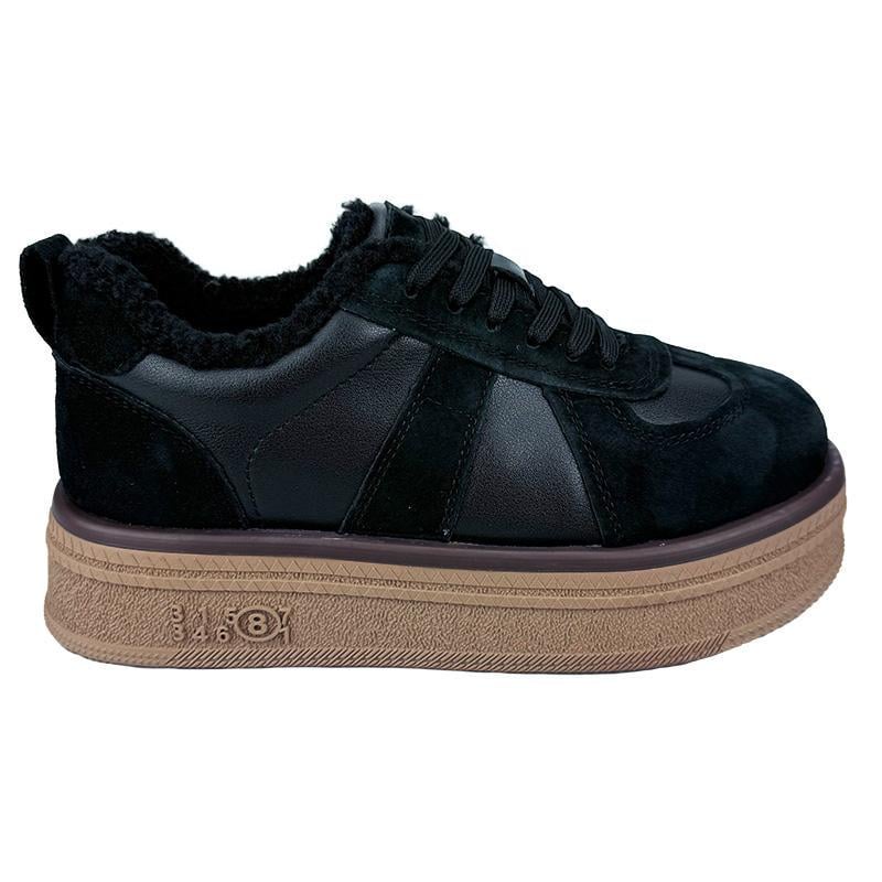 Кеди жіночі замшеві 20322-2 p. 40 25,5 см Чорний