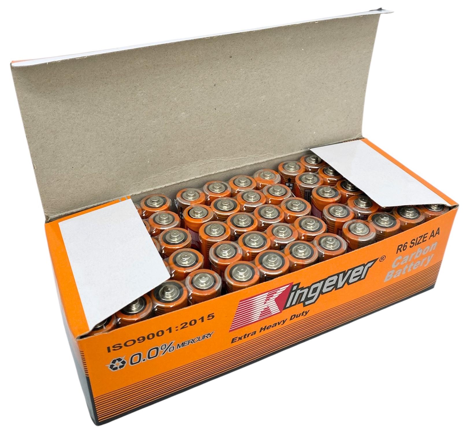 Набор батареек солевых Kingever R06 АА 60 шт. (28519461)
