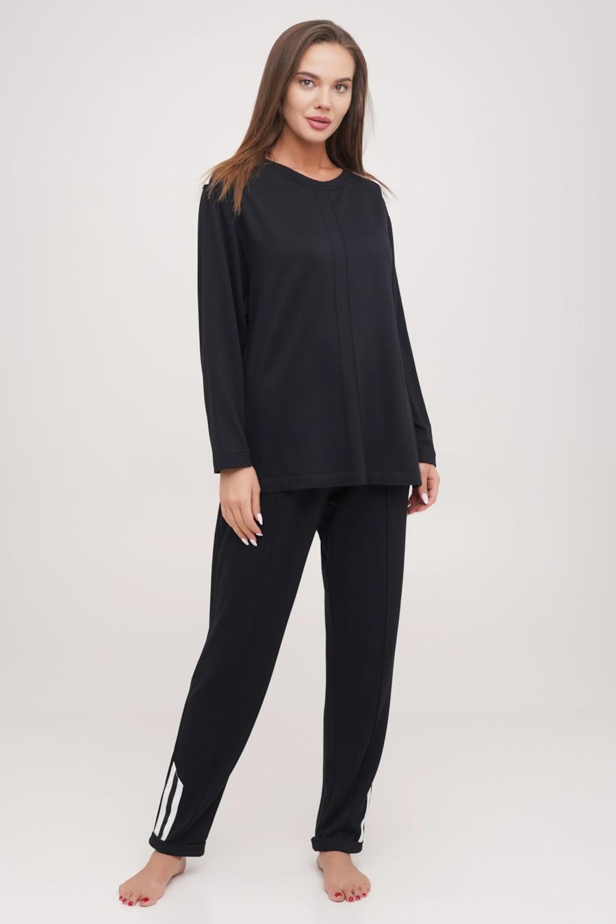 Комплект Effetto джемпер/брюки р. 48/XL Черный (80024) Комплект Effetto джемпер/брюки р. 48/XL Черный (80024)