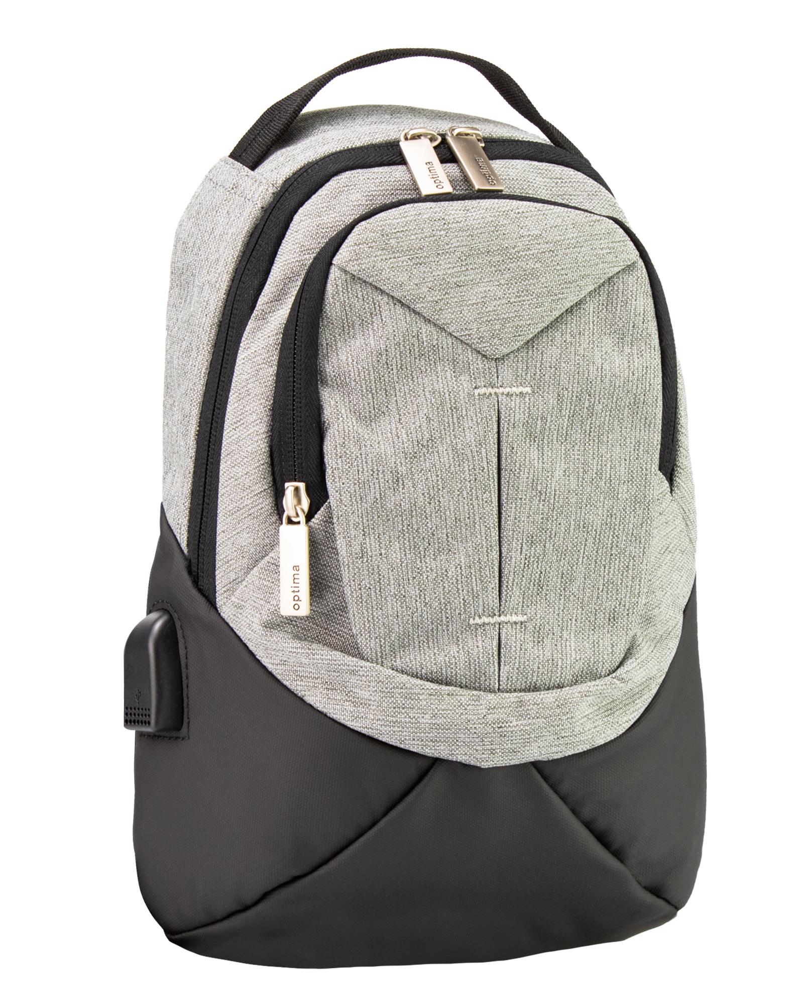 Рюкзак на плечо Optima 6-15 л Черно-серый (O96911-02)