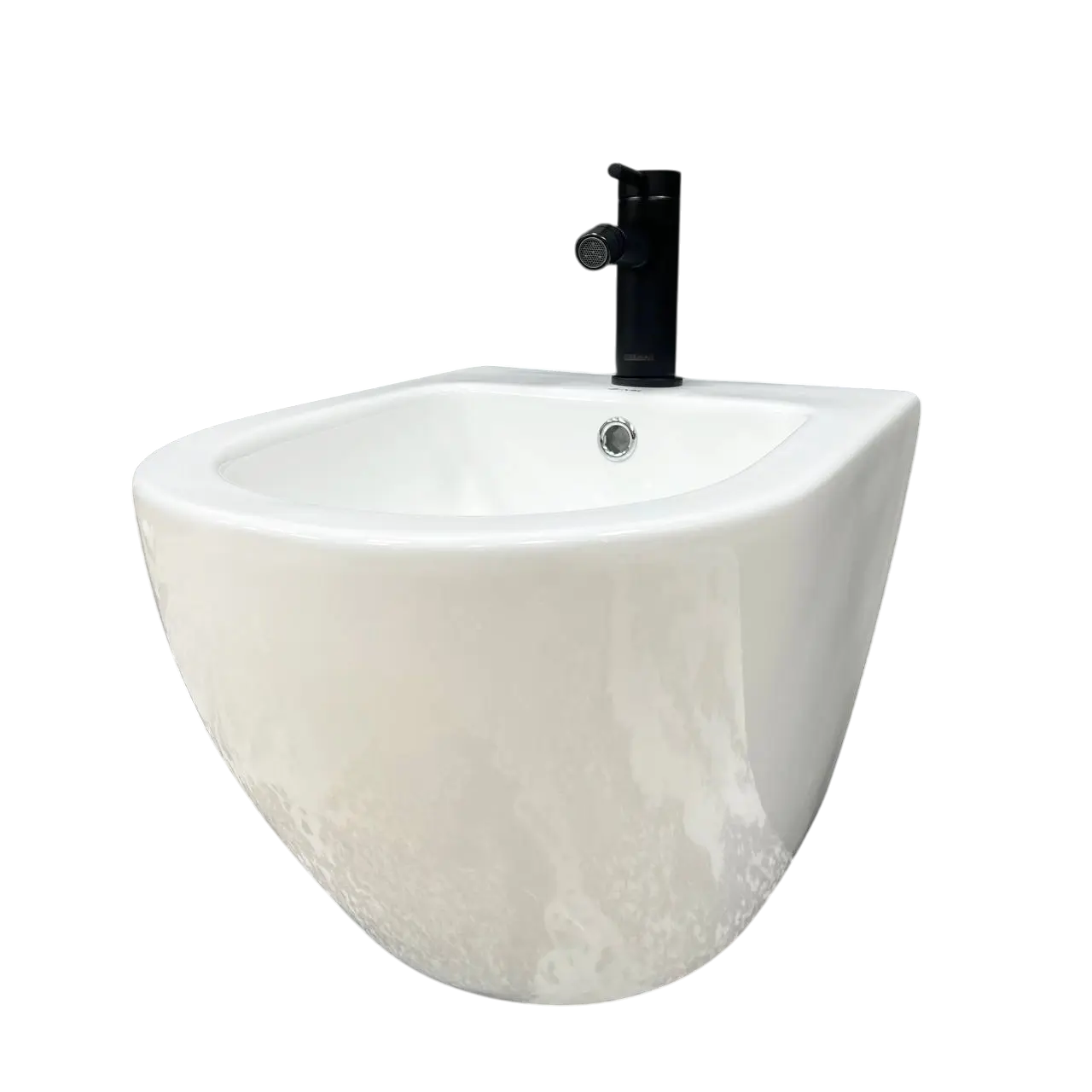 Биде подвесное VBI Capri округлое 490x365 мм Белый глянцевый (RM-VBI-020101)