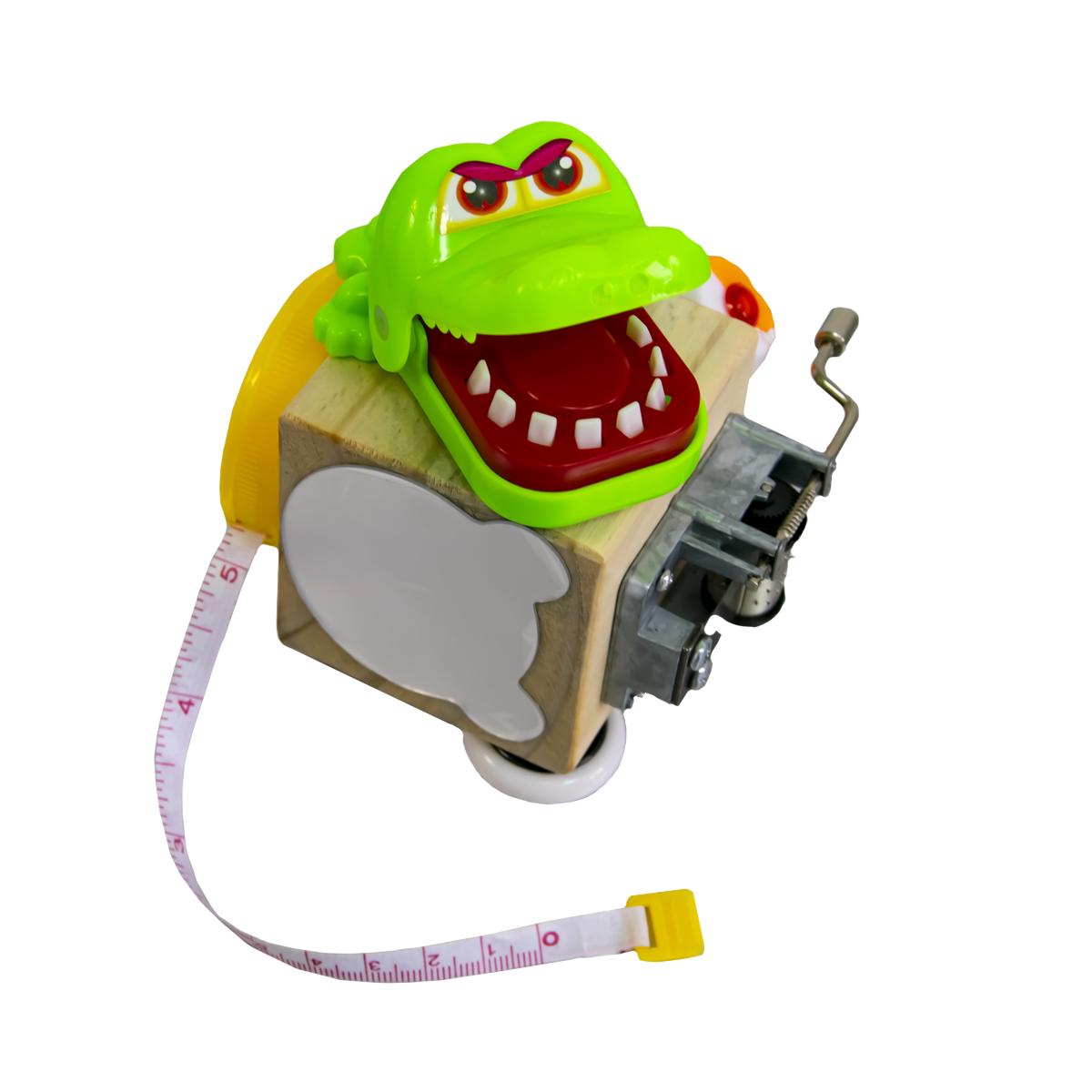 Бизикуб развивающий деревянный Busy Cube Montessori Toys Крокодил (1009066-Other-4)