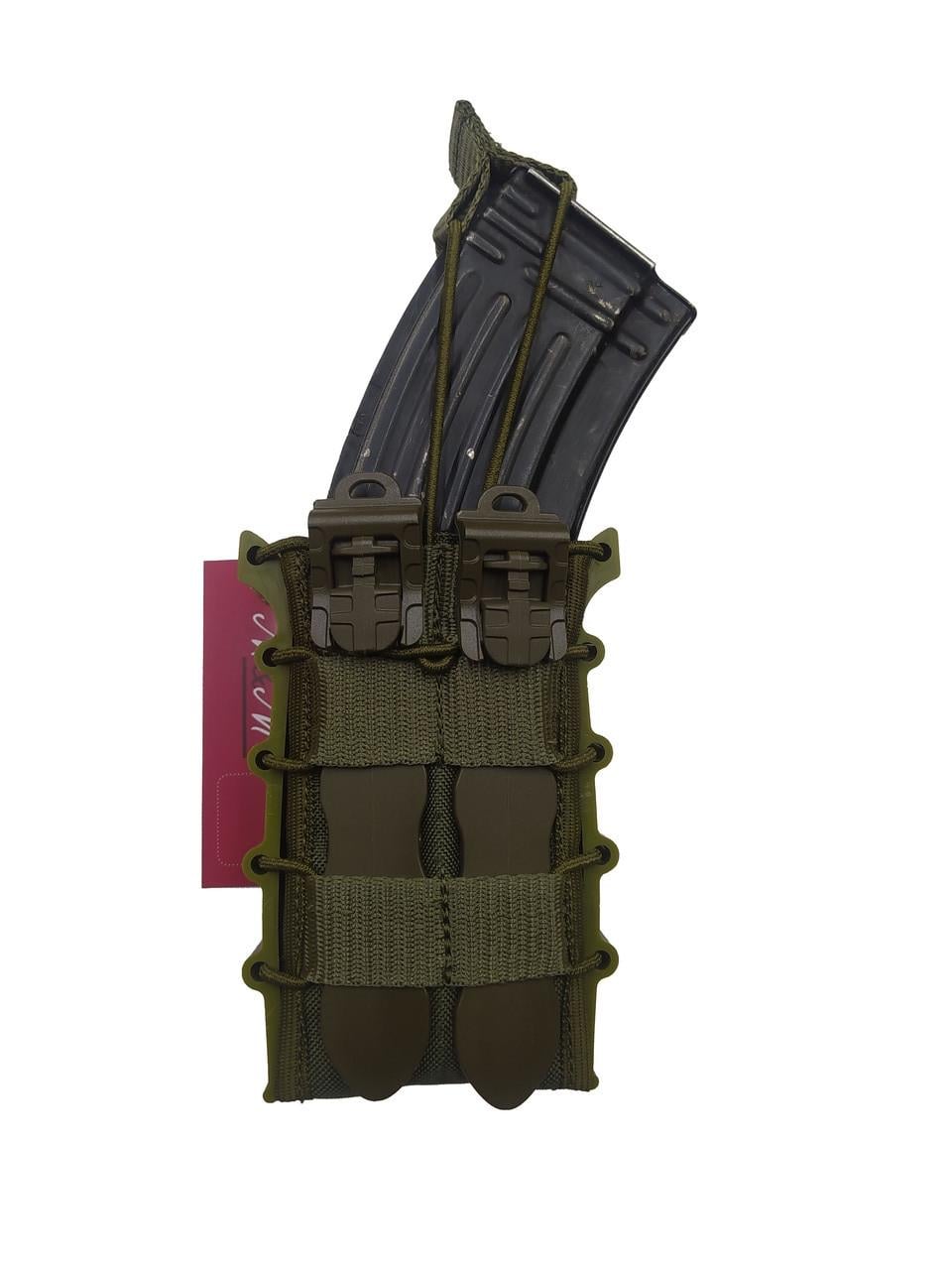 Подсумок для магазинов М&М вид 2 серия А И-2 КП2П с пластиковыми боками 2 шт. Хаки (213653) Подсумок для магазинов М&М вид 2 серия А И-2 КП2П с пластиковыми боками 2 шт. Хаки (213653)