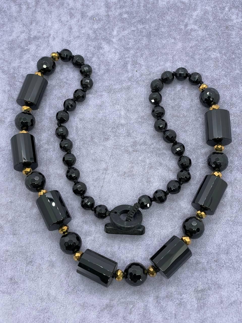 Бусы агат 50 см (608)