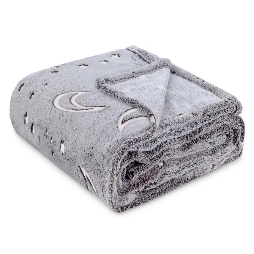 Плед светящийся в темноте RIAS 170х100 см Grey (3_07859)