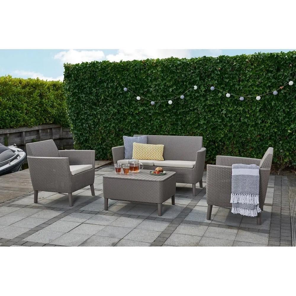 Стол-сундук садовый Keter Salemo table Капучино (247267) - фото 2