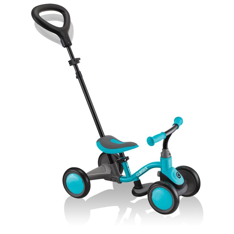 Велосипед триколісний з ручкою Globber Learning Bike Deluxe Teal 3в1 (416) - фото 2