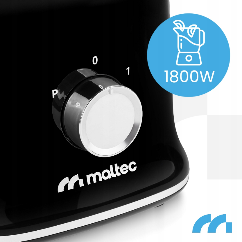 Блендер із чашею Maltec 1,6 л 1800 Вт - фото 4