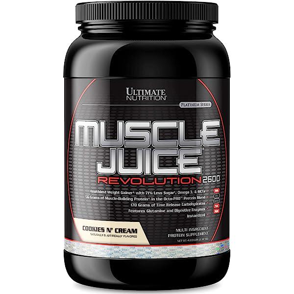 Гейнер Ultimate Nutrition Muscle Juice Revolution 2600 2100 g Cookies Cream