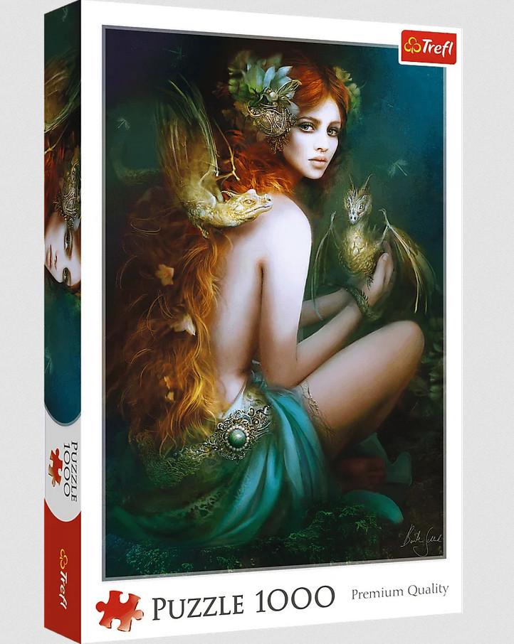 Пазл Trefl Дівчина з драконом 1000 ел.