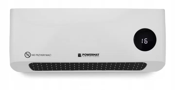 Тепловая завеса керамическая Powermat PM-GC-3000DL 2000 Вт таймер пульт ДУ 3 уровни мощности Белый - фото 2