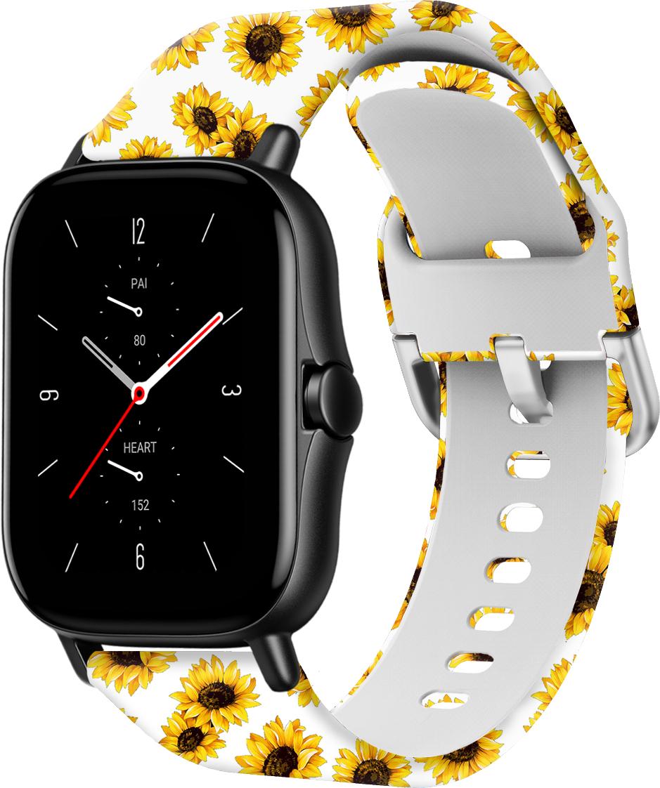 Ремінець Colorful для Amazfit GTS 2 Sunflower White (28543)