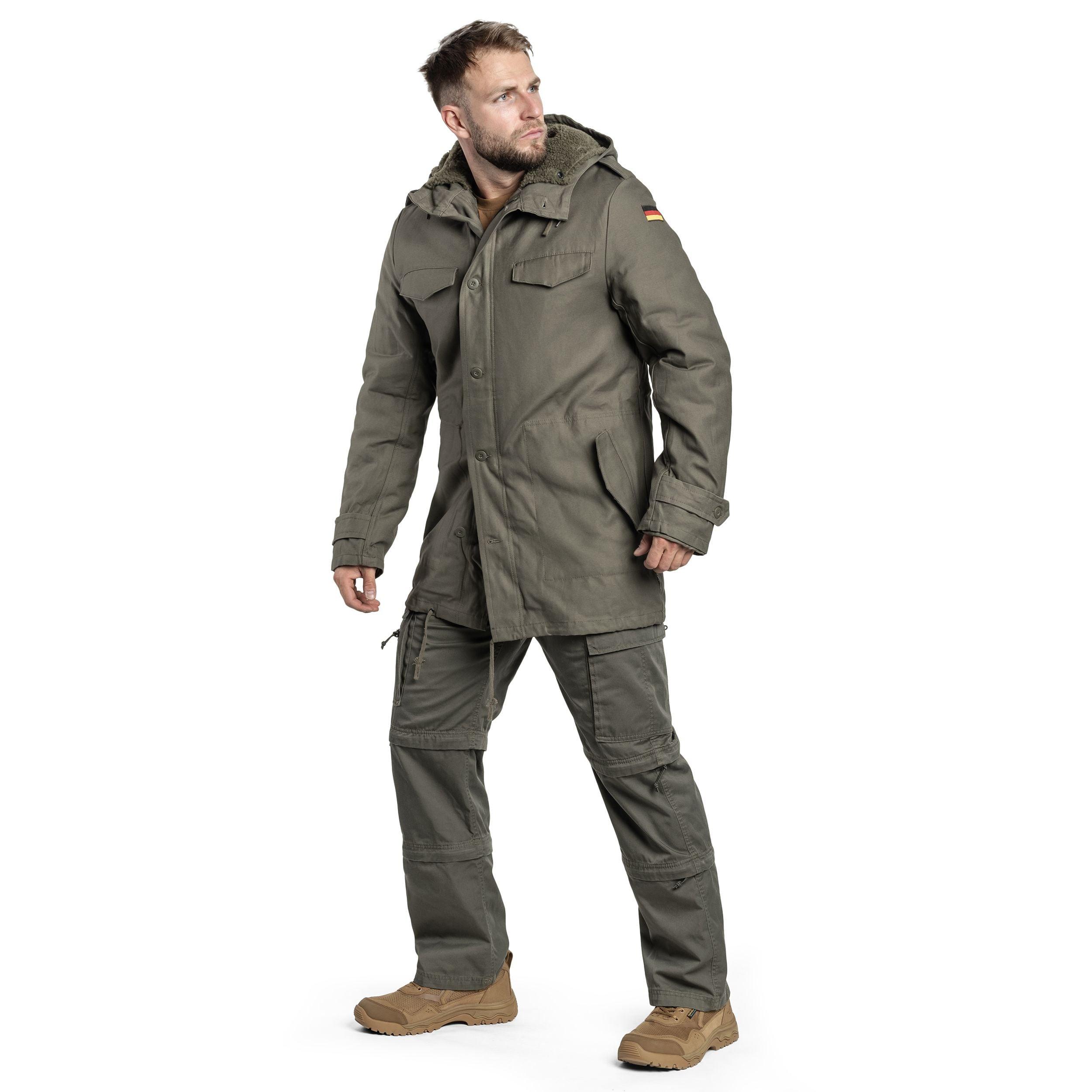 Куртка Brandit BW Parka Flag S Olive (3163/1S) - фото 4