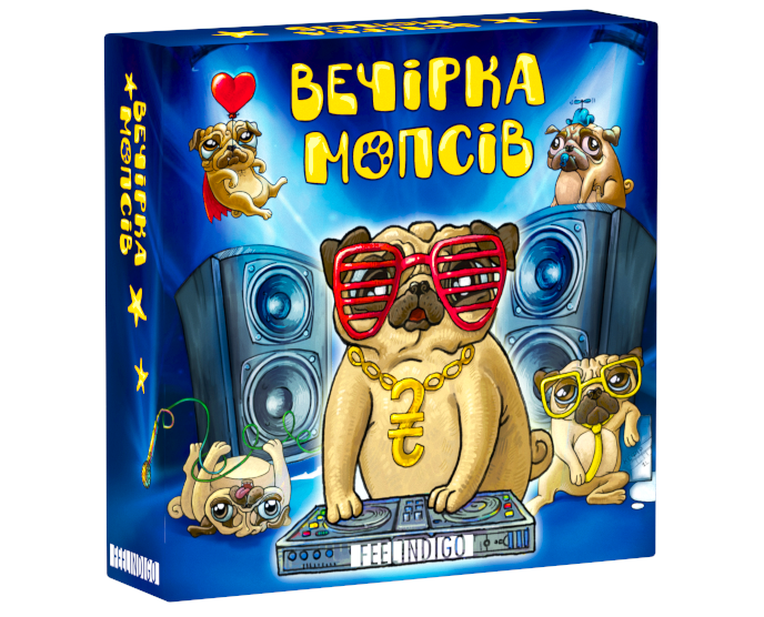 Настольная игра Вечеринка мопсов (1816430748)