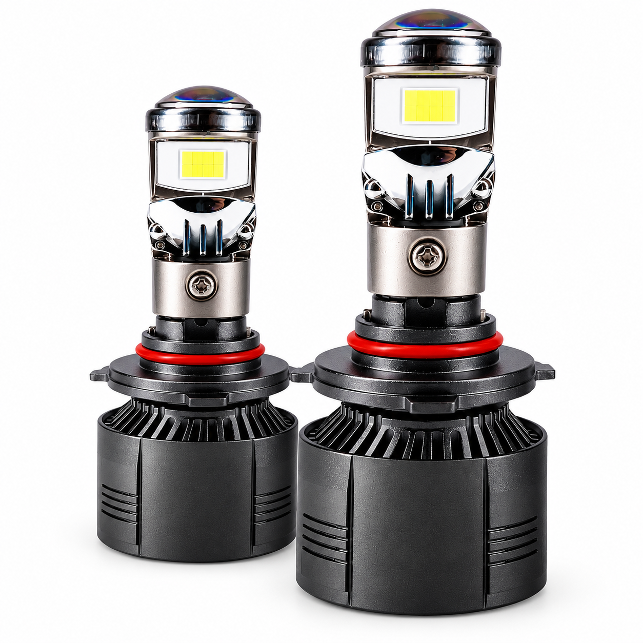 Автомобильные LED-лампы с мини-линзой HB4 80 Вт 6000K (S74JZH)