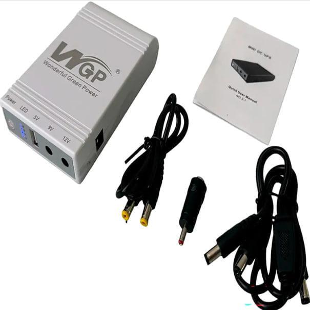 Повербанк для роутера WGP Mini DC UPS 5-12V WGP103-5912 10400 mAh White (20699915) - фото 9