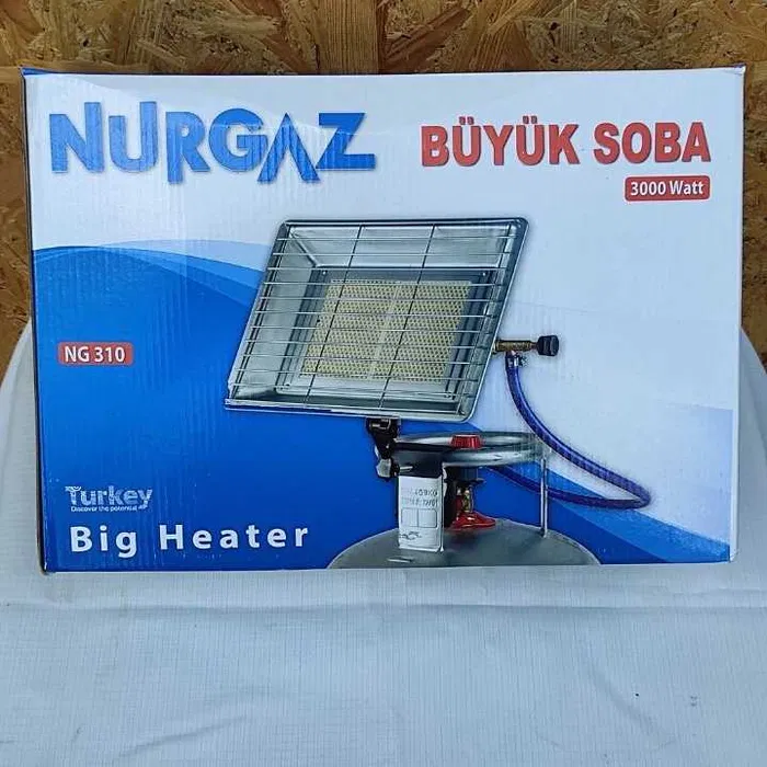 Газовий обігрівач Nurgaz Kamp Soba 3 кВт NG-310 (1936814621) - фото 2 Газовий обігрівач Nurgaz Kamp Soba 3 кВт NG-310 (1936814621) - фото 2