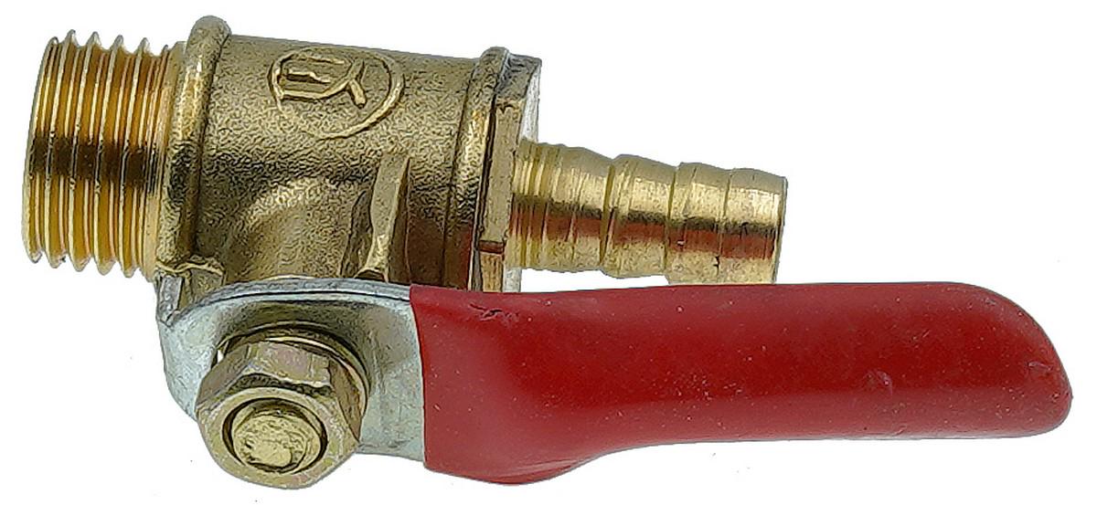 Кран компресора 1/4 тато штуцер 6 мм