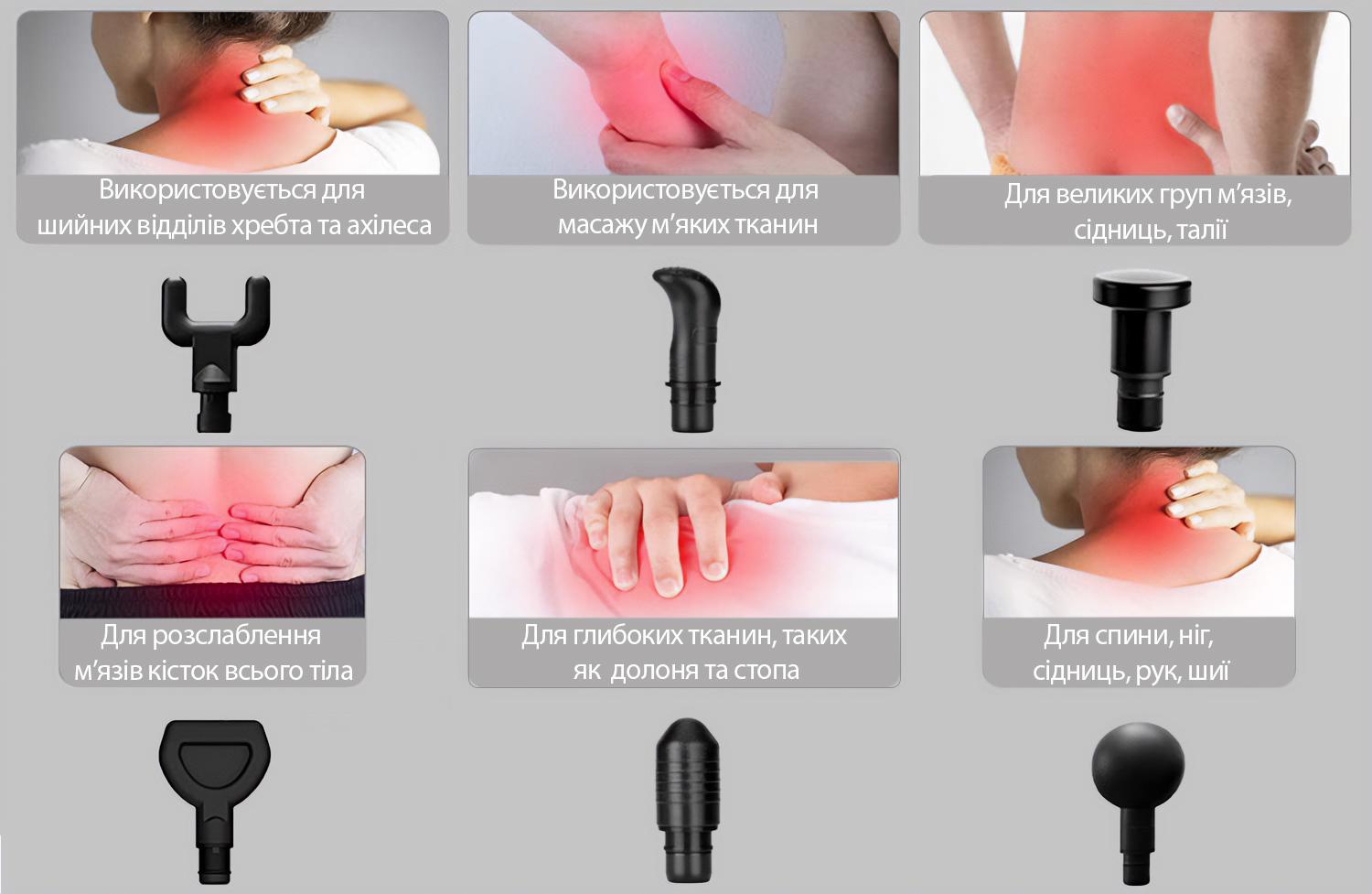 Перкуссионный массажер для тела и мышц Gyro Muscle Gun Massager Carbon (4656367) - фото 6 Перкуссионный массажер для тела и мышц Gyro Muscle Gun Massager Carbon (4656367) - фото 6