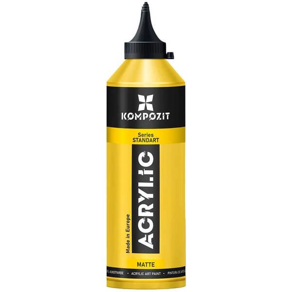 Акриловая краска ART Kompozit Standart 012 500 мл Желтый светлый (KT500012)