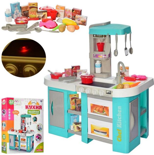 Детская кухня световые звуковые эффекты 32 предмета (922-46) - фото 2