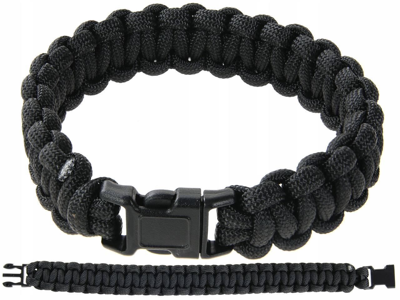 Браслет выживания Paracord Mil-Tec Black - фото 2