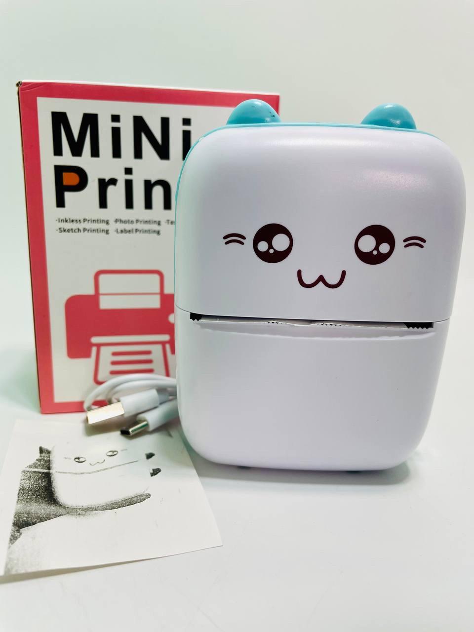 Принтер портативный Mini карманный детский