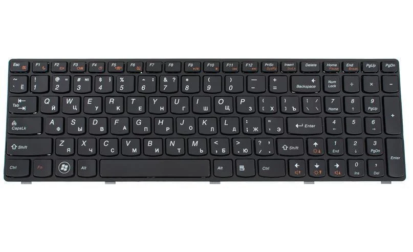Клавиатура для ноутбука Lenovo IdeaPad V575 Черный (181848)