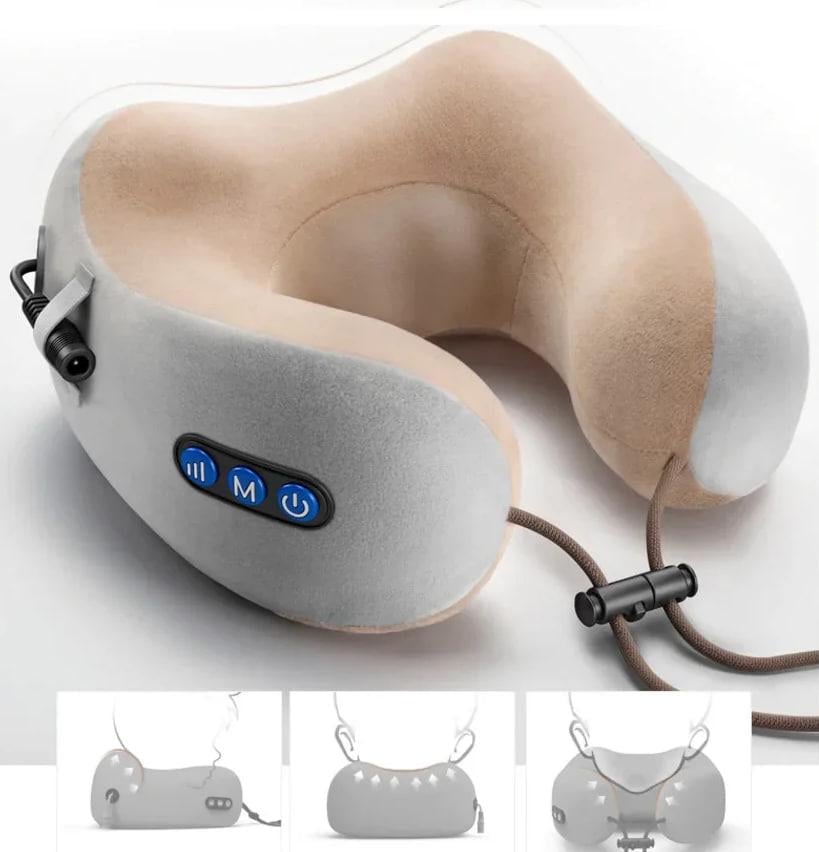 Масажна подушка для шиї U-shaped massage pillow (18299847) - фото 4