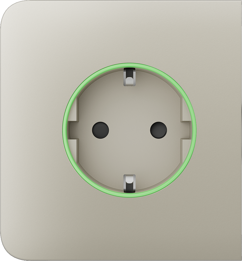 Панель боковая для встроенной розетки Ajax SideCover Smart Ivory (17459)