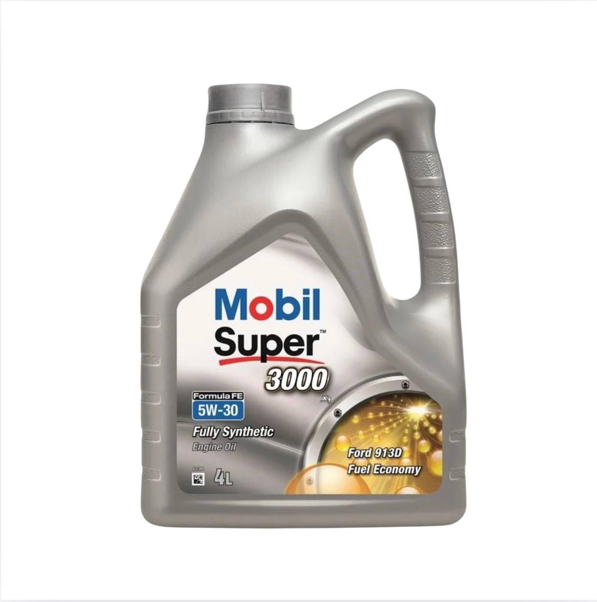 Моторное масло Mobil Super 3000 Formula FE 5W-30 синтетическое 4 л
