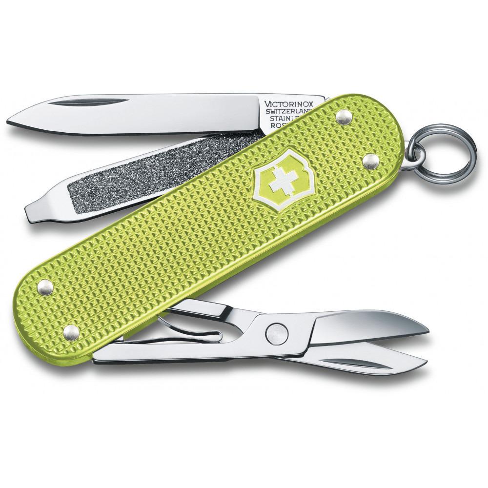 Нож складной Victorinox Classic SD Alox Lime Twist 5 функций 58 мм (560905)