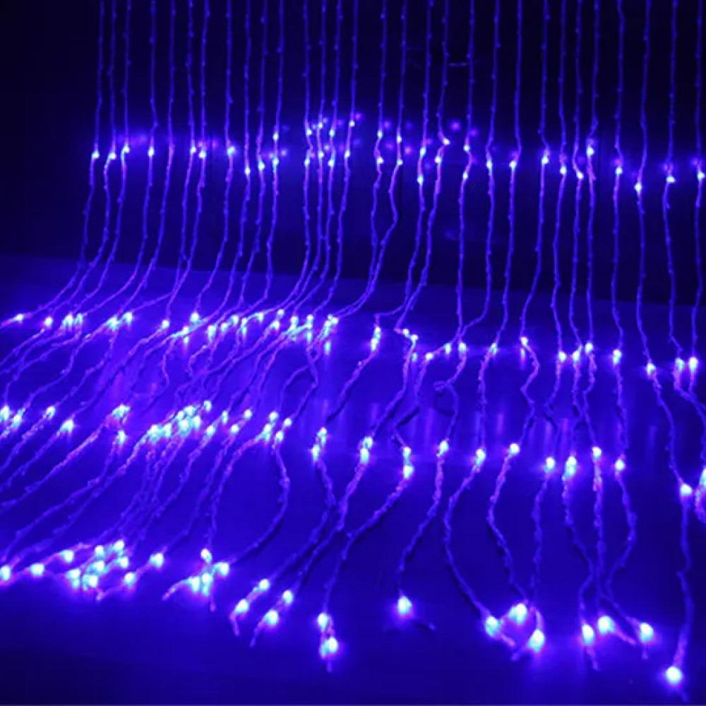 Гирлянда водопад светодиодная 200 LED 2x2 м 8 режимов 220В IP54 - фото 3 Гирлянда водопад светодиодная 200 LED 2x2 м 8 режимов 220В IP54 - фото 3
