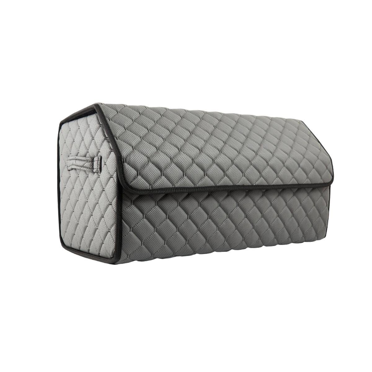 Сумка органайзер автомобильный Beltex Эко кожа S 35х30х30 см Серый/Серый (9693)