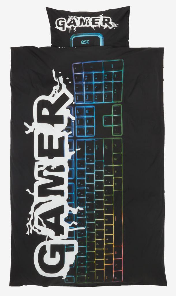 Комплект белья GAMING 140х200 см Черный (1833080)