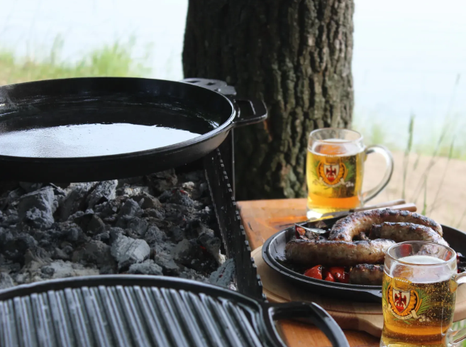 Крышка-сковорода чугунная Brizoll 400 мм - фото 7 Крышка-сковорода чугунная Brizoll 400 мм - фото 7