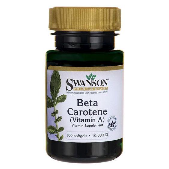 Каротин бета Swanson Beta-Carotene 10000IU 3000 mcg 100 sgels