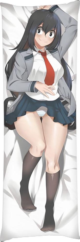 Подушка дакимакура Tsuyu Asui 50x150 см (13531439)