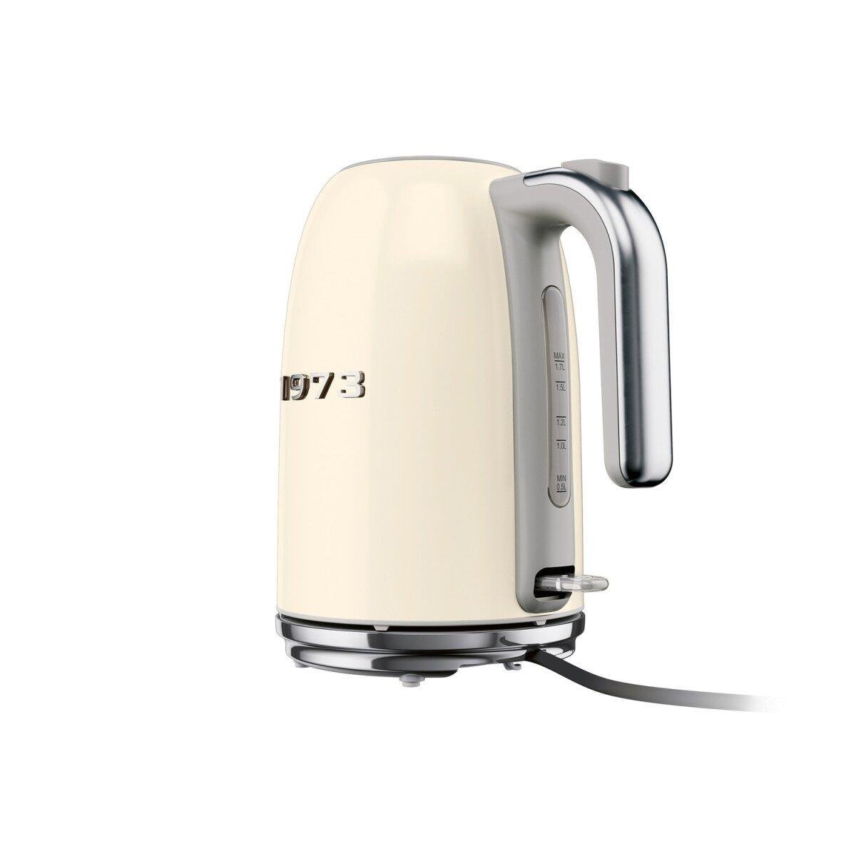 Чайник Silvercrest Chrome Retro 1973 SWKR 3100 A1 Кремовий - фото 2